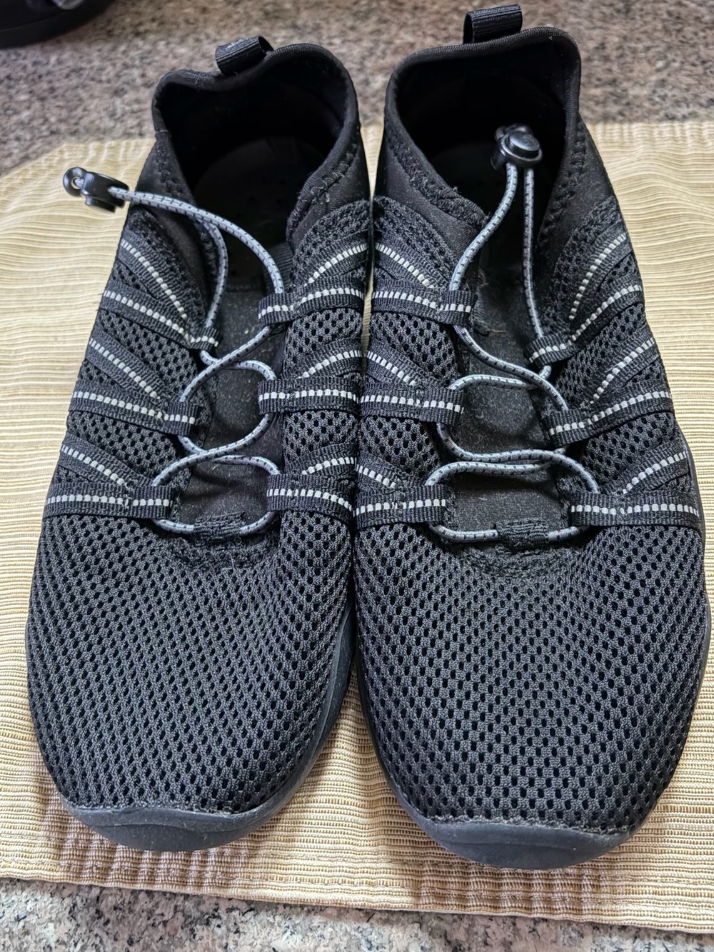 all in motion Women's Black Slip-On Water-Ready Knit Boots